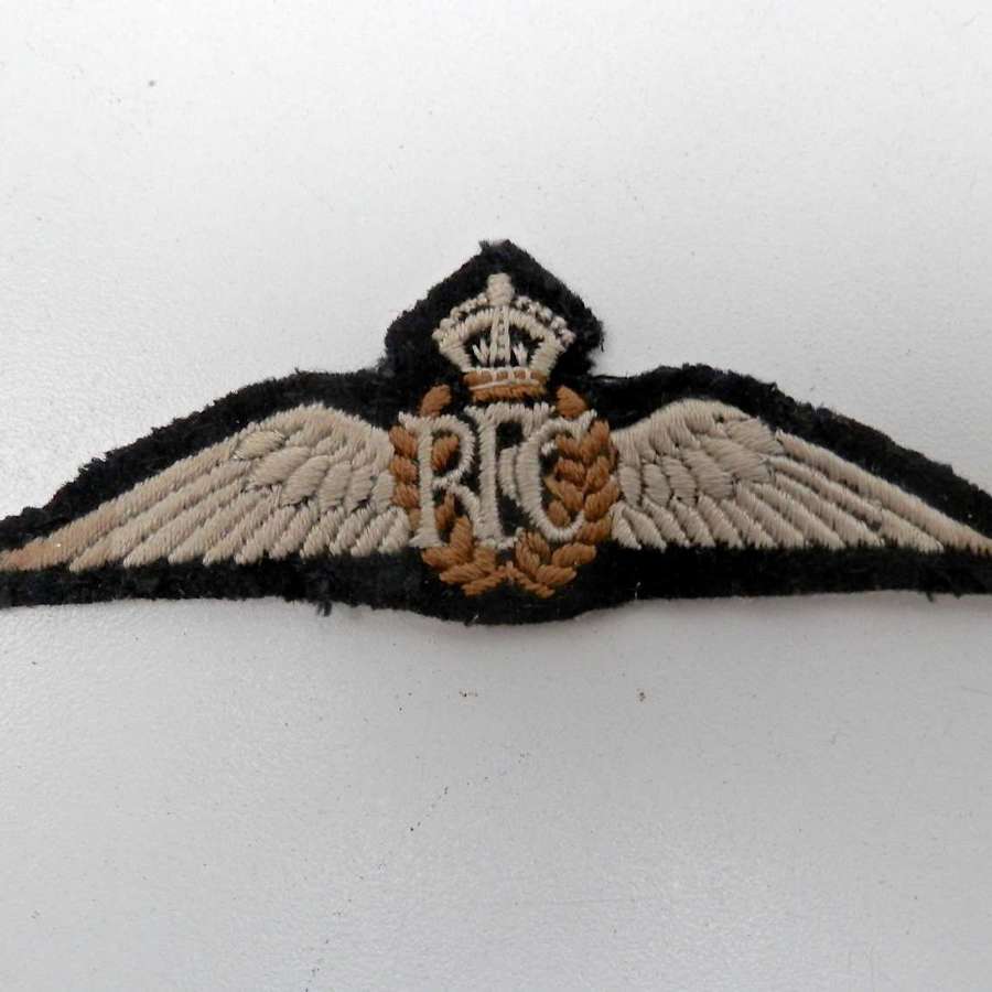 RFC royal flying corps pilots wings