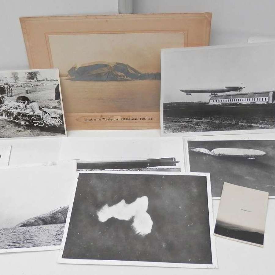 Zeppelin airship group of photographs