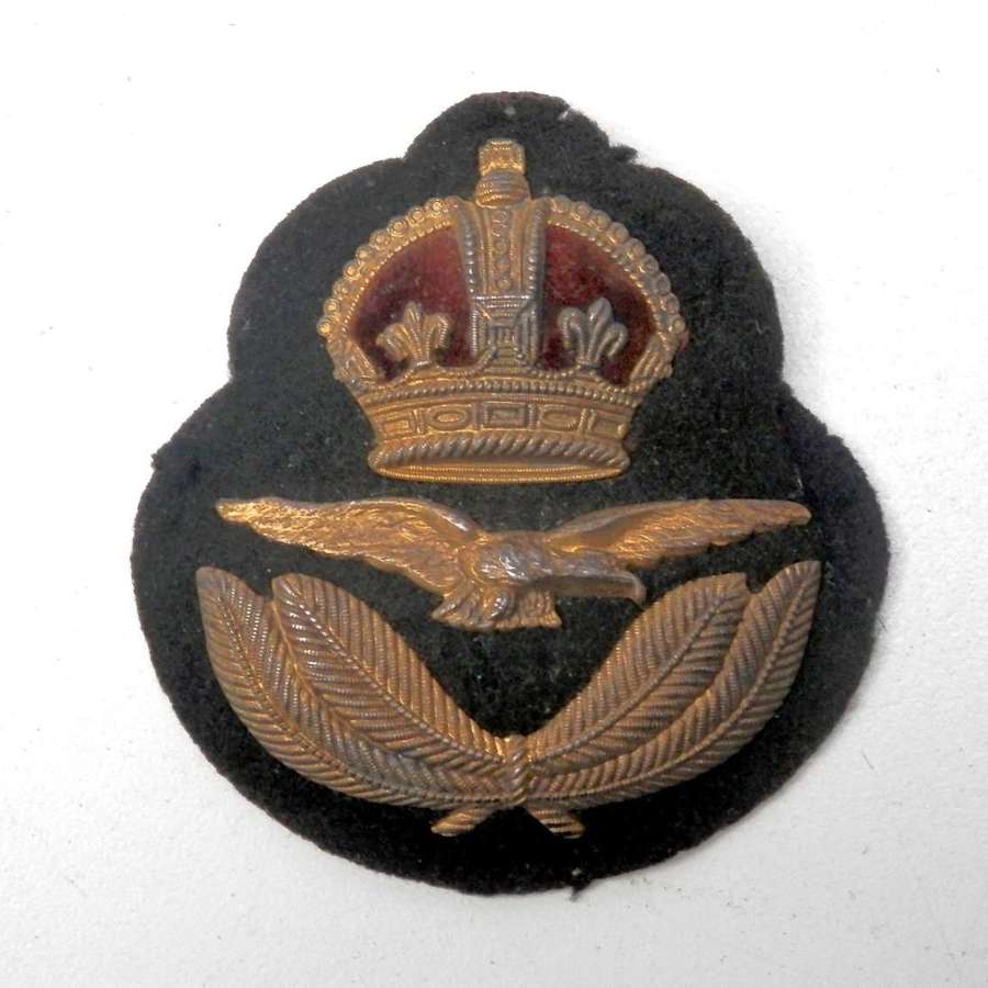RAF first pattern 1918 officer cap badge