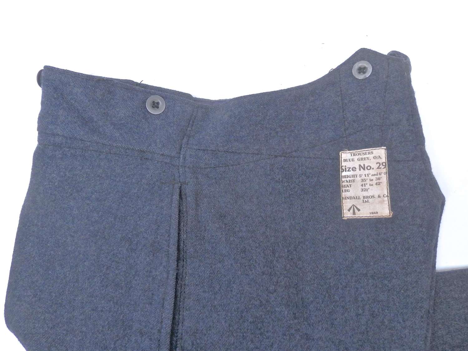 WW2 RAF other ranks trousers large size