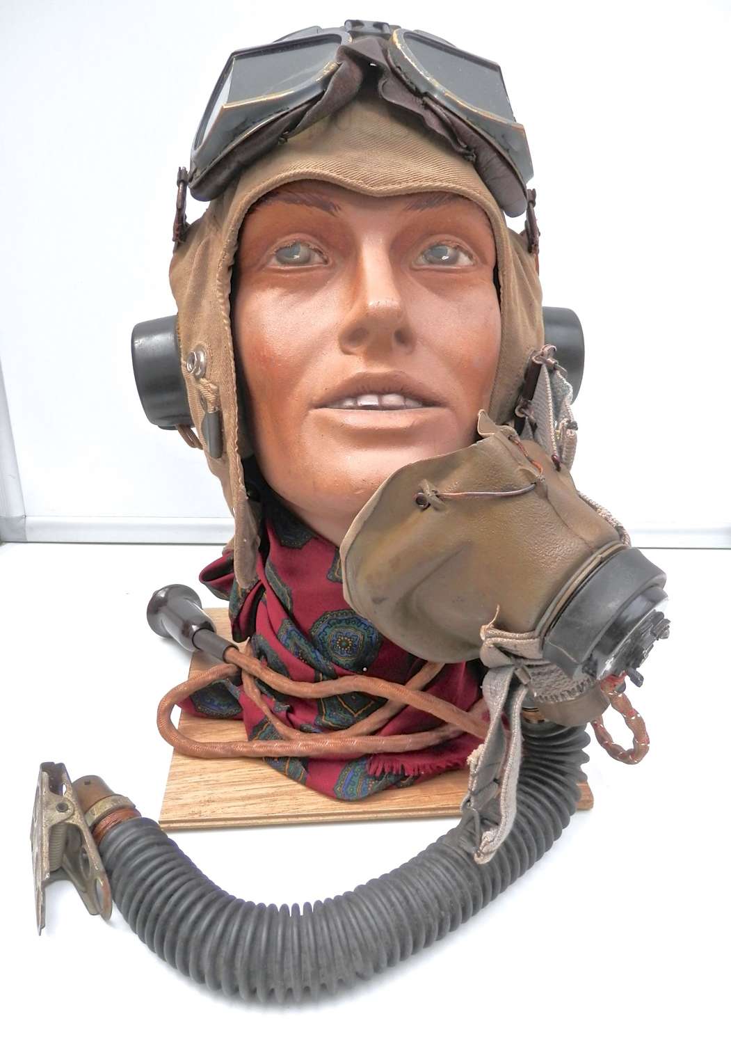 RAF G type oxygen mask and hose