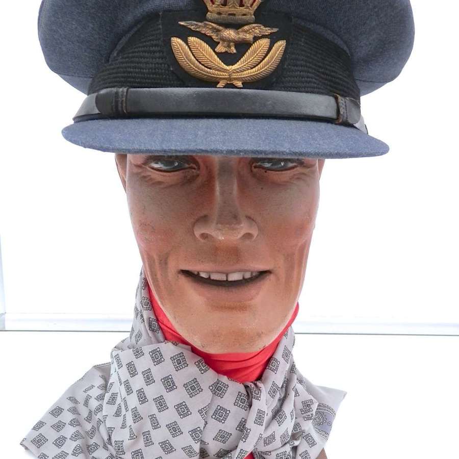 WW2 RAF officer peaked cap
