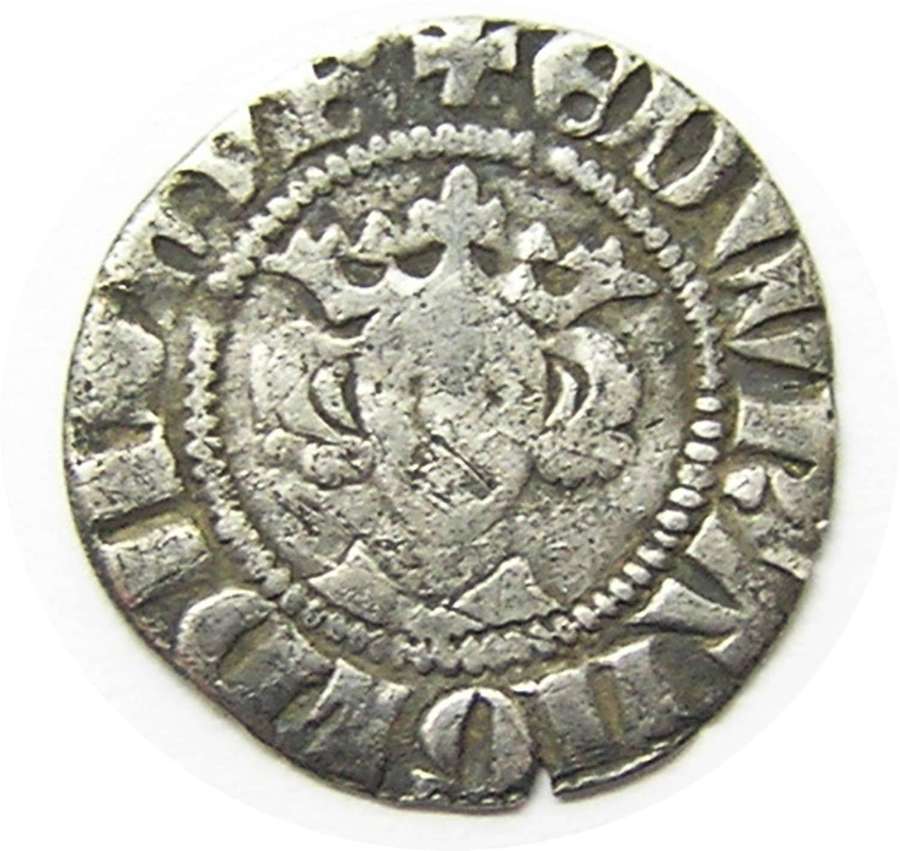 Medieval England King Edward Silver Penny class 8b London