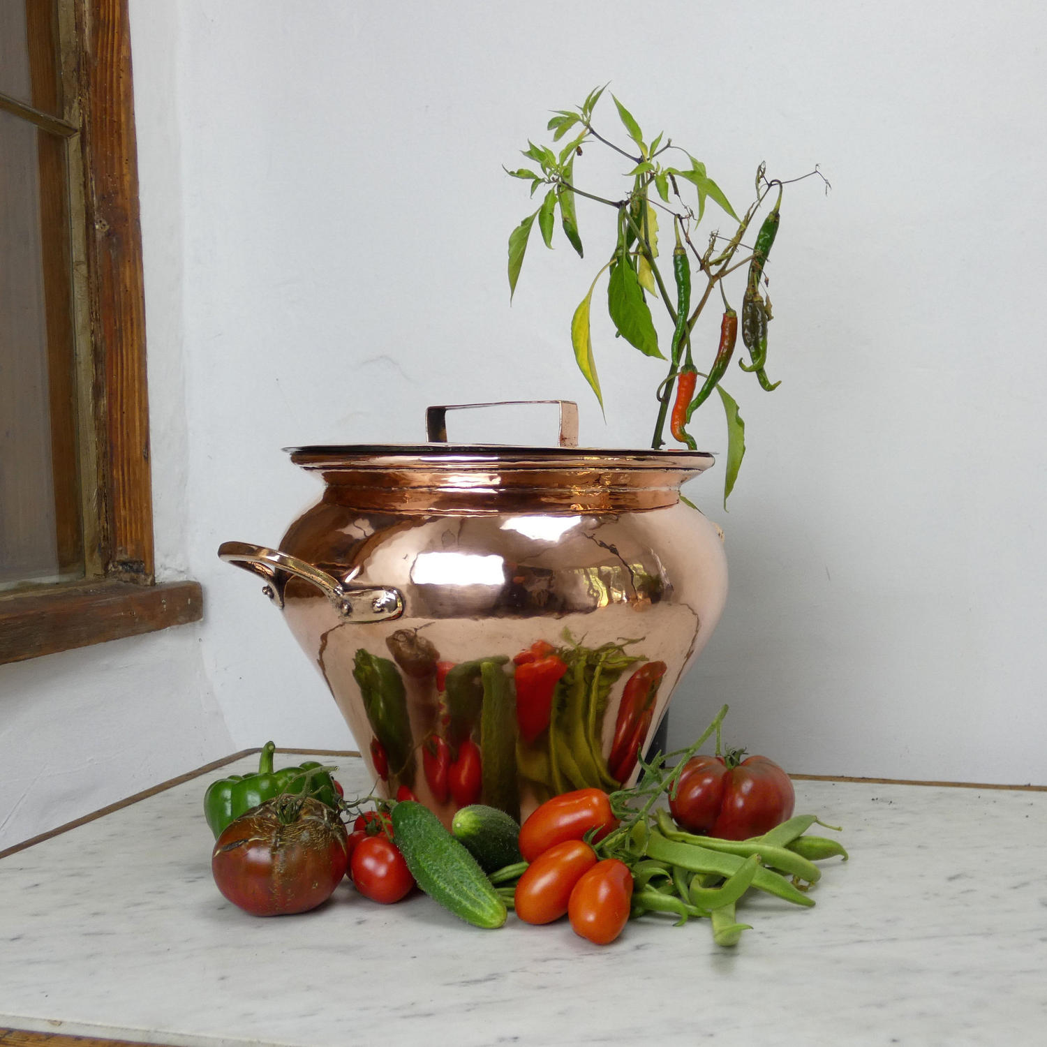 Fabulous Shaped Copper Pot