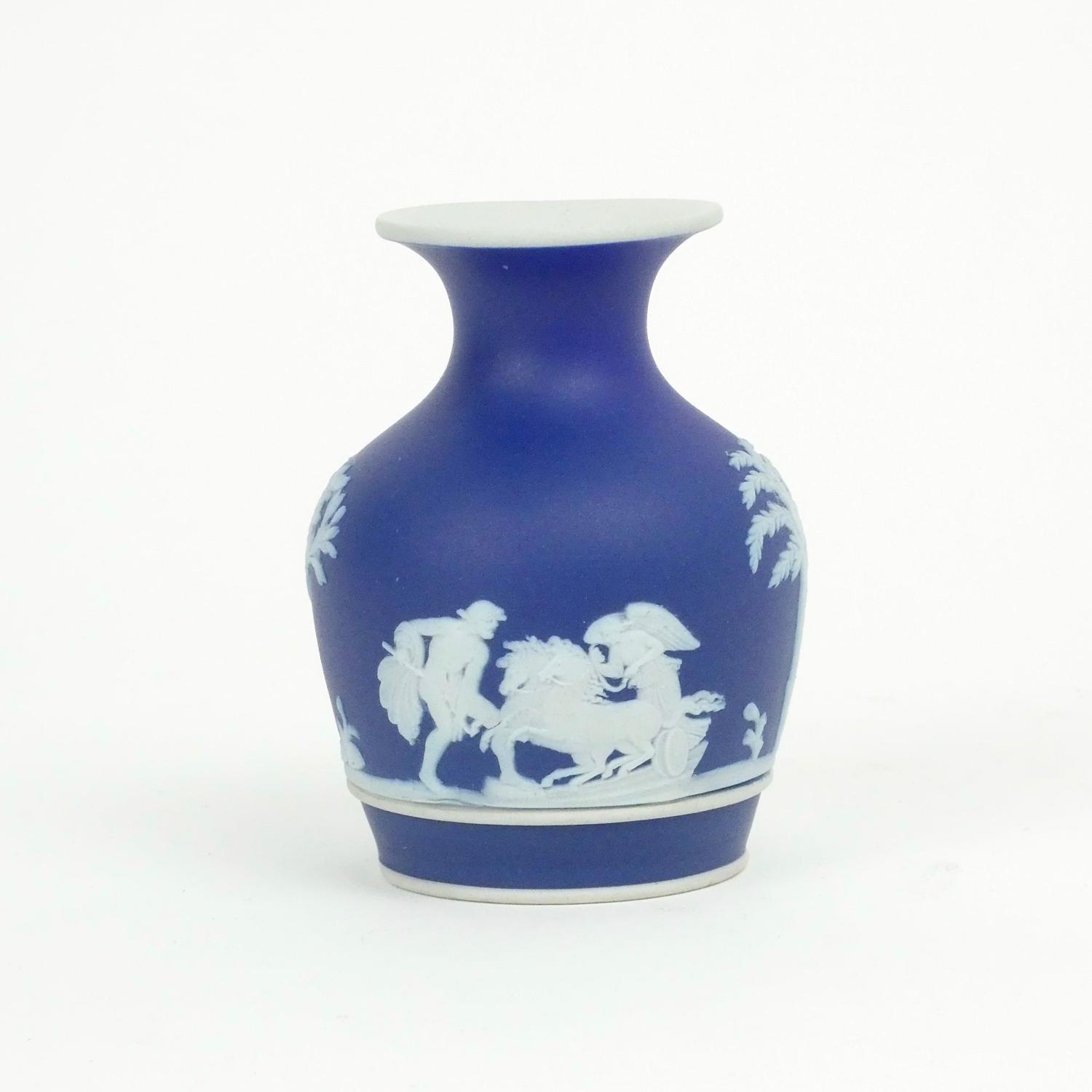 Miniature Blue Jasper Vase