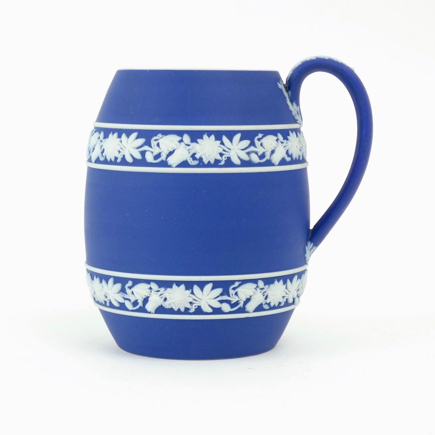 Unusual blue jasper mug