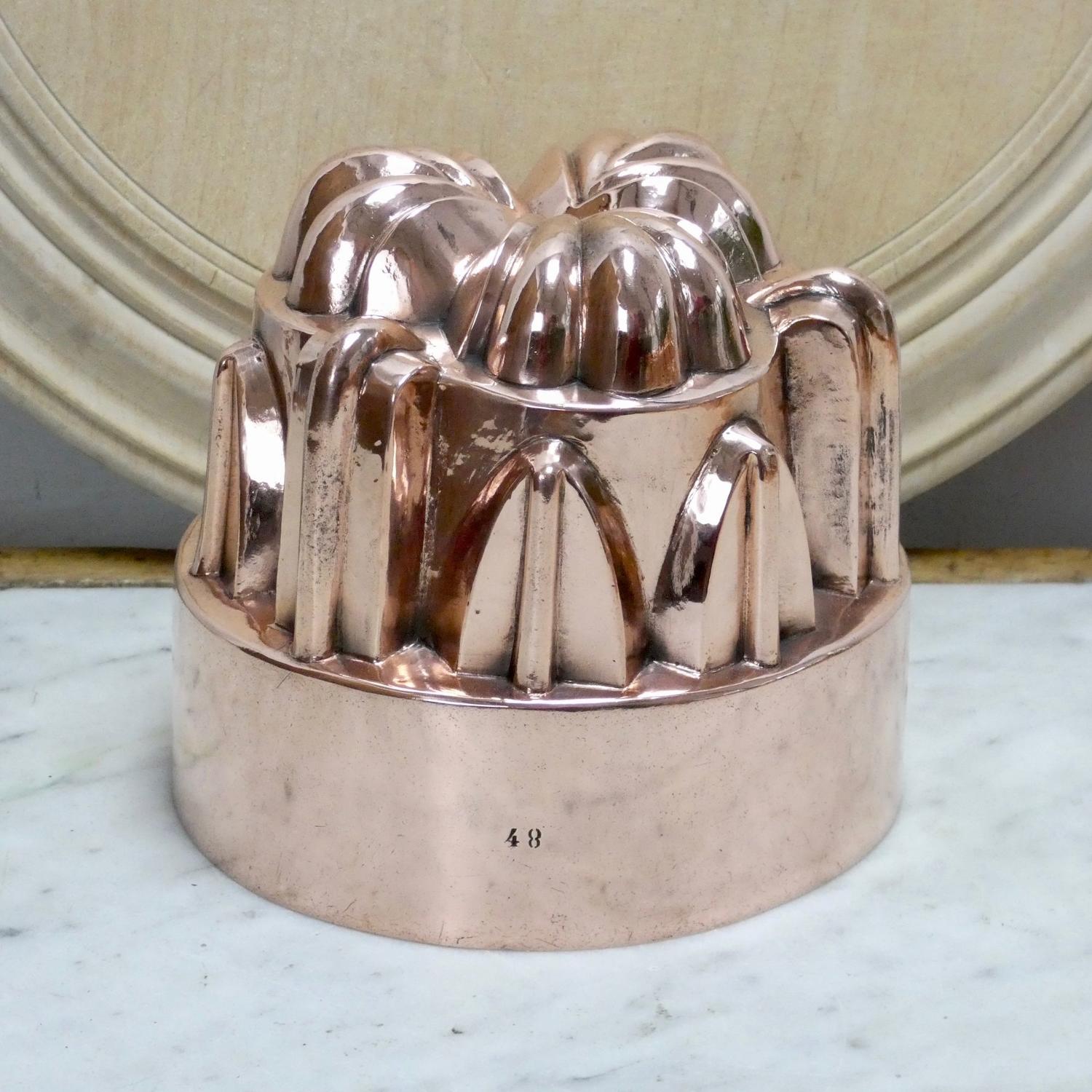Ornate copper mould