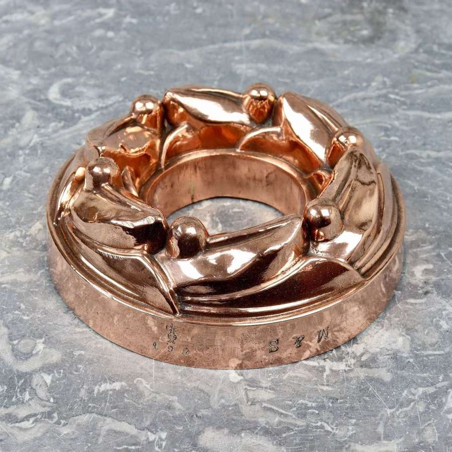 Copper Mould in the Shape of a Laurel Wreath