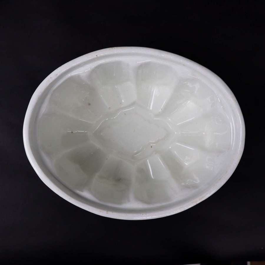Large, Ironstone Jelly Mould