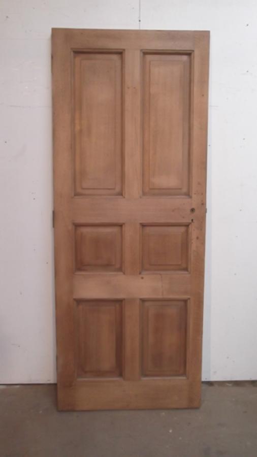 DB0175 Oak 6 Panel Door c.1910