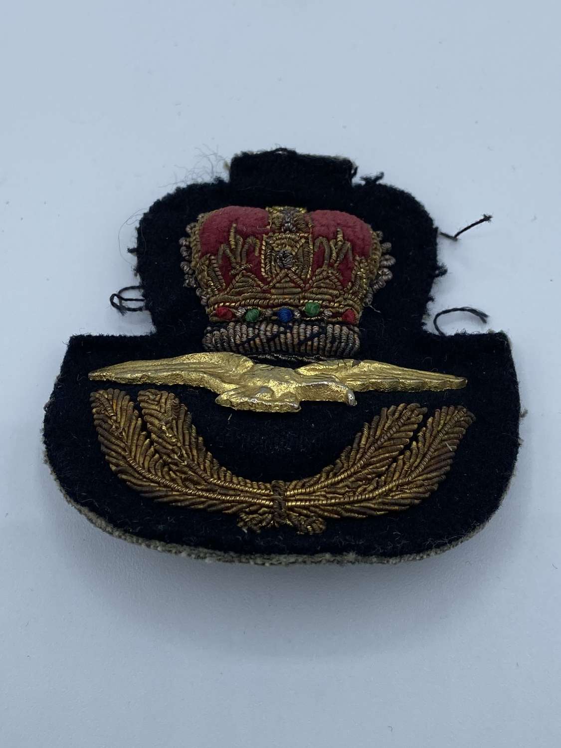 1960s RAF Group Captain Peak Cap Patch
