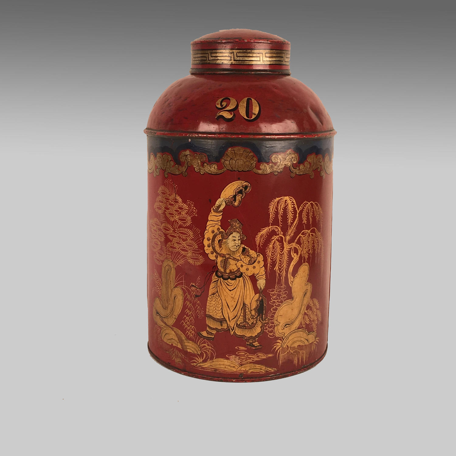Antique 19th century tea canister