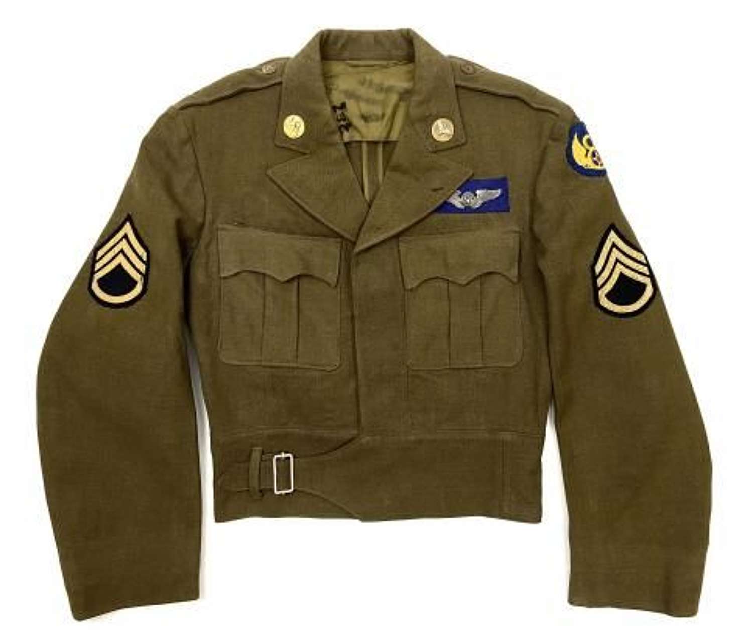 Original WW2 USAAF 8th Air Force Enlisted Men's Cut-down Tunic