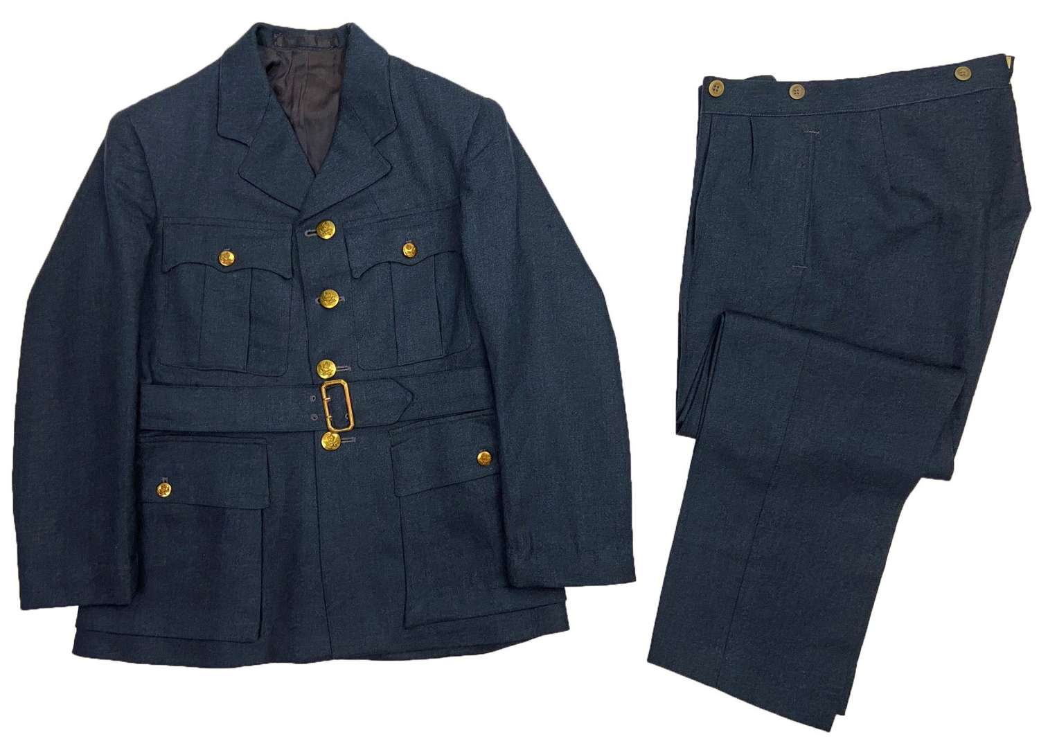 Original 1940s RAF Officers / Warrant Officers Tunic and Trousers
