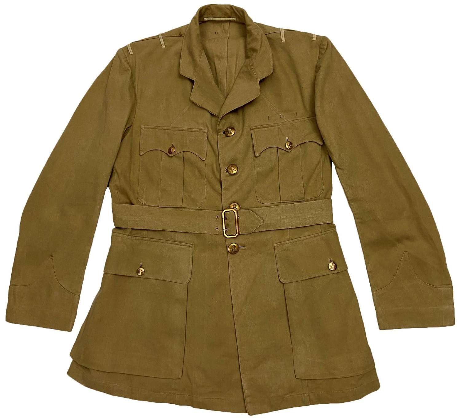 Original Early 1950s RAF Officers Khaki Drill Tunic by 'Gieves'
