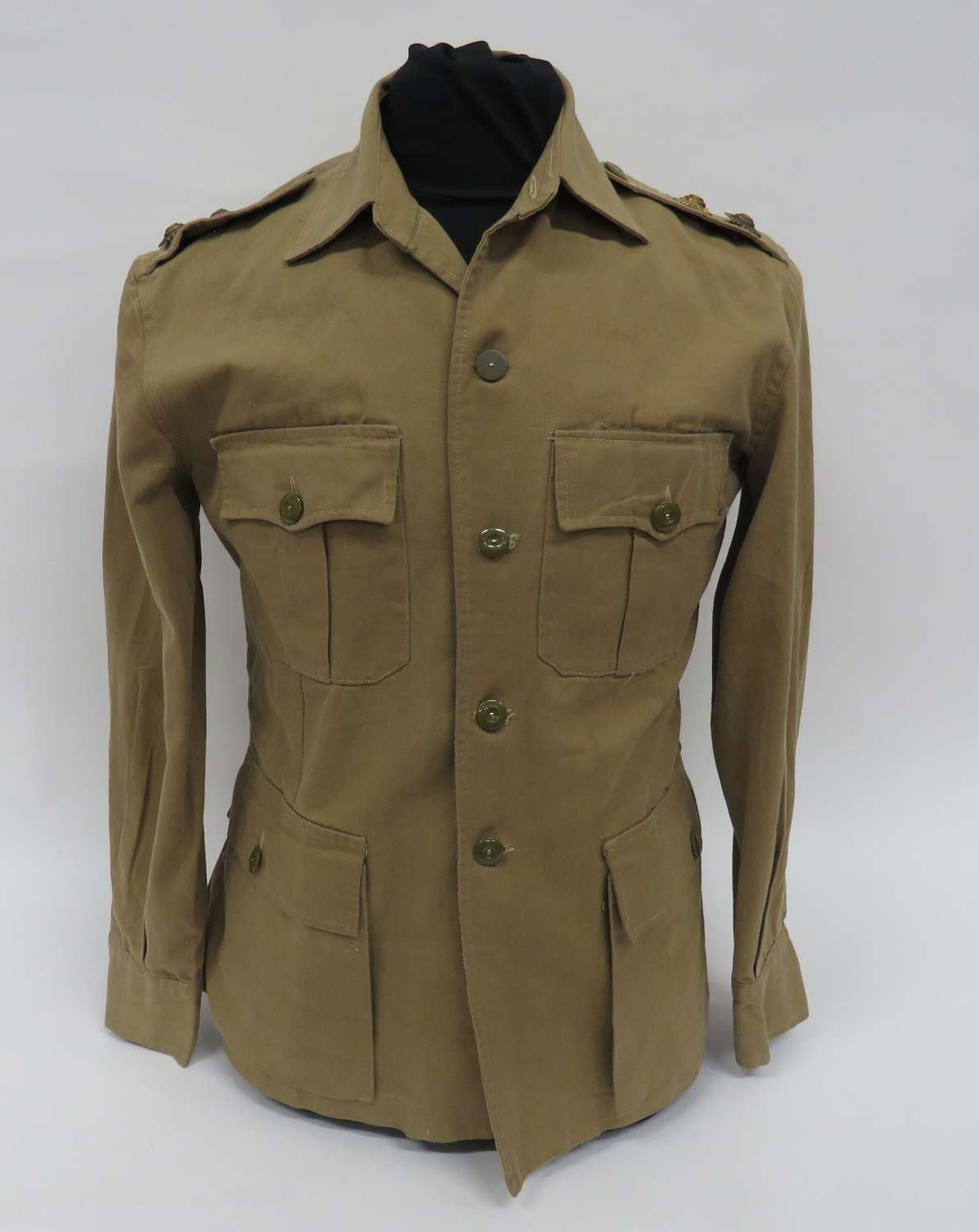 WW 2 British Officers Tropical Bush Jacket