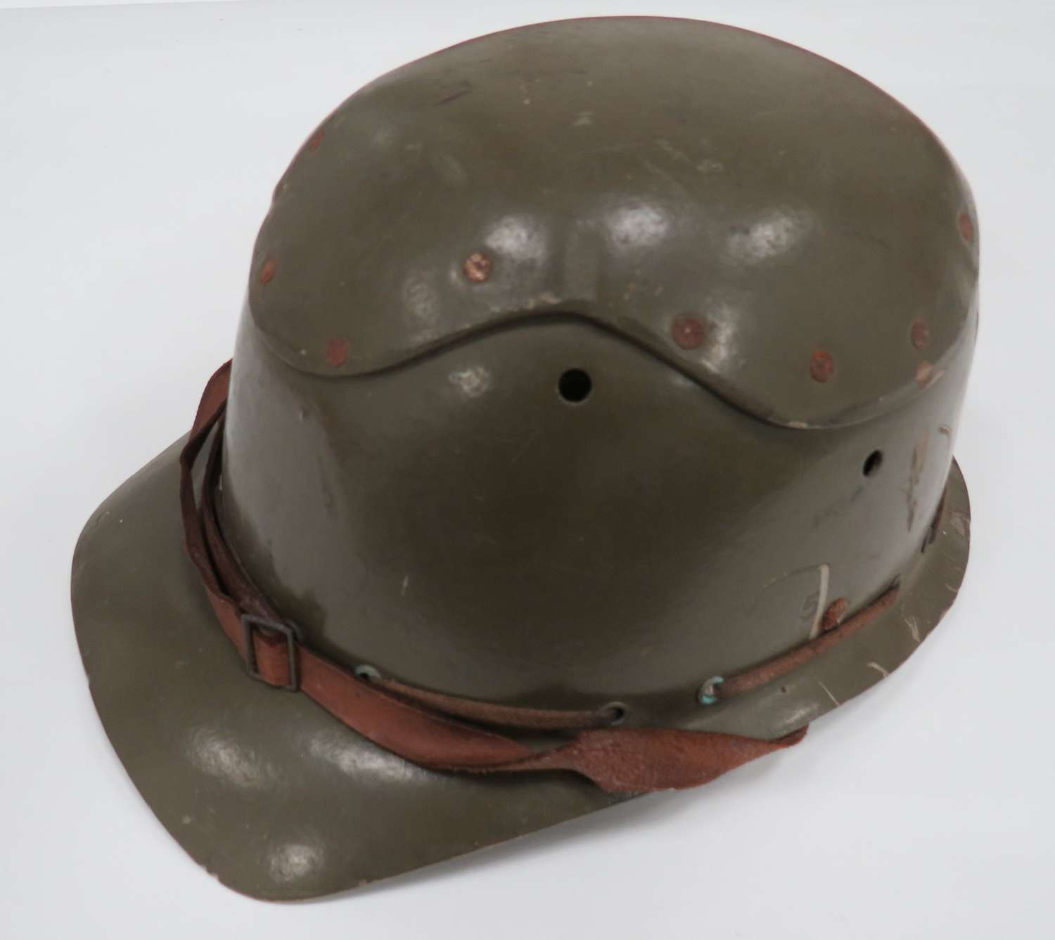 WW 2 Civil Defence Pattern Fibre Helmet