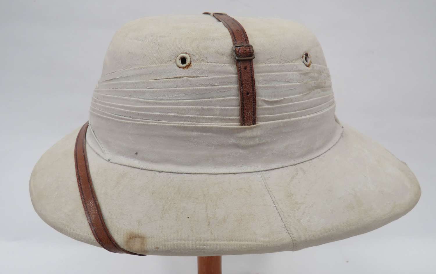 WW2 Officers Polo Pattern Tropical Pith Helmet
