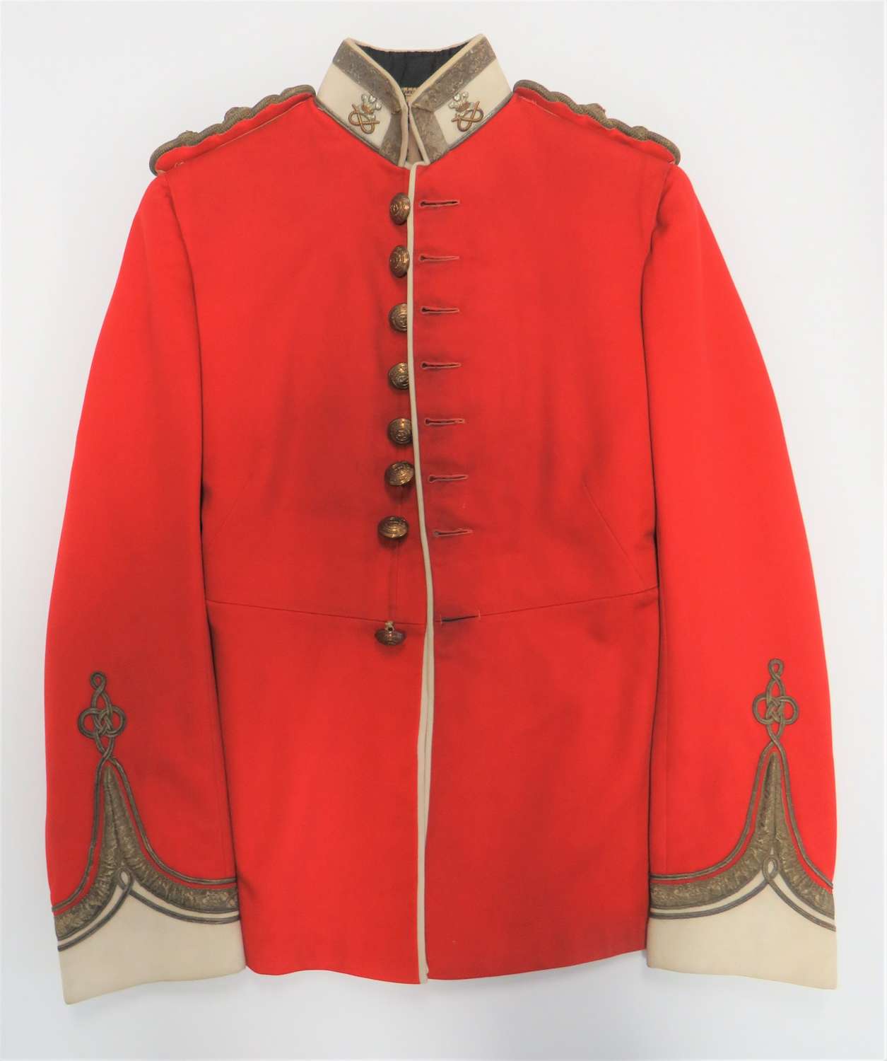 Pre WW 1 North Staffordshire Officers Scarlet Dress Tunic