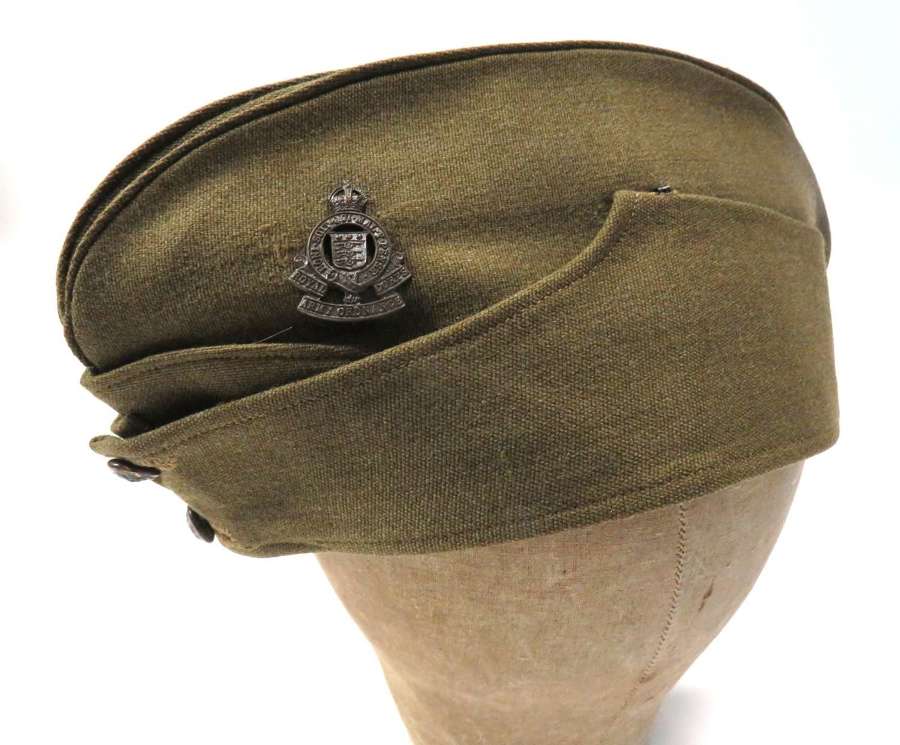 WW2 Royal Army Ordnance Corps Officers Field Service Cap