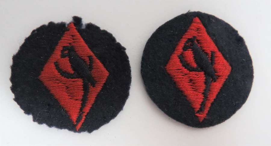 WW2 Pair of 48th Infantry Division Formation Badges