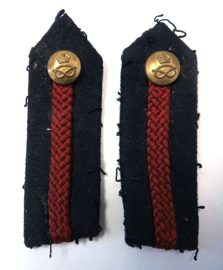 Pair of WW1 South Staffordshire Staff Officer Collar Tabs