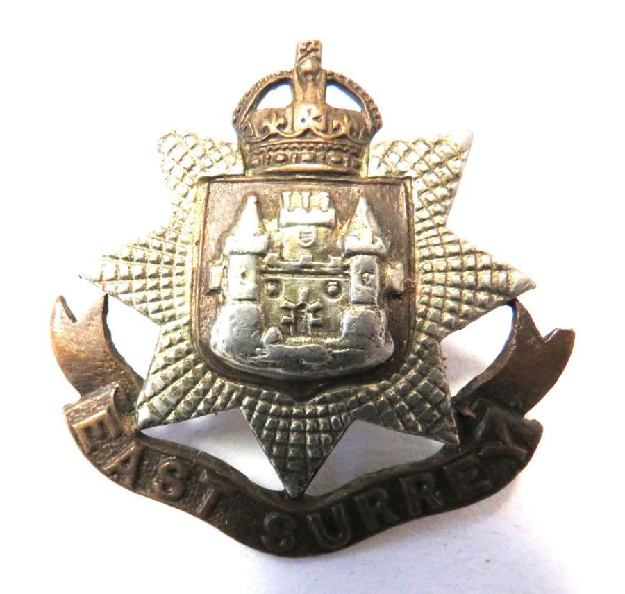 Pre WW1 East Surrey Regiment Cap Badge