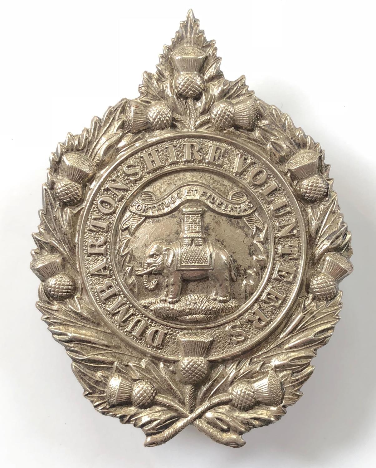 1st Dumbartonshire Volunteer Rifle Corps NCO’s glengarry badge