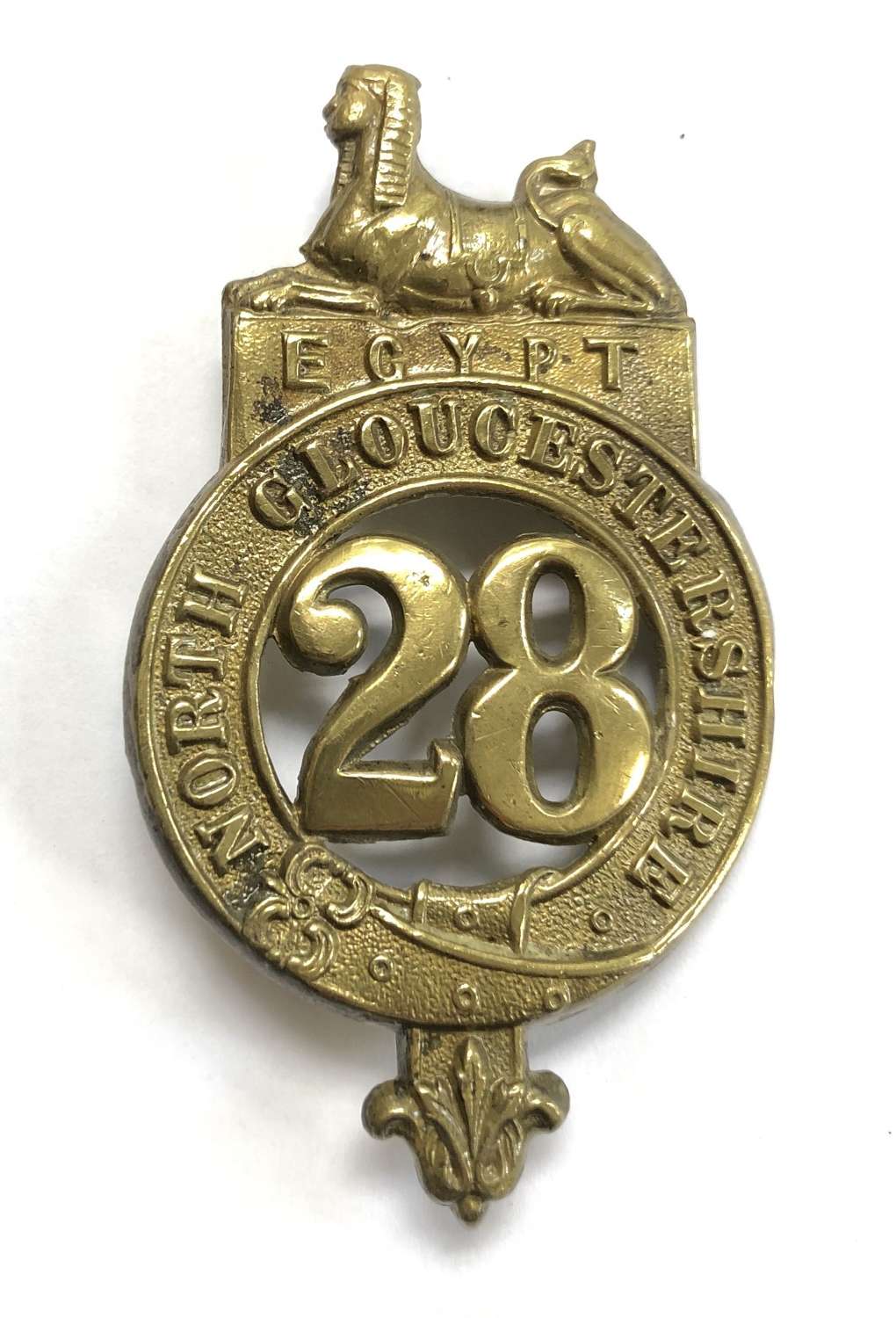 28th (North Gloucestershire) Foot Victorian OR’s glengarry badge