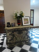 Reclaimed Ferronnerie for the perfect Console Table