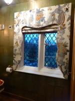 Lambrequin for this Copper Cloakroom