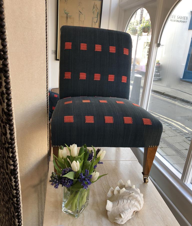 Edwardian Style Slipper Chair