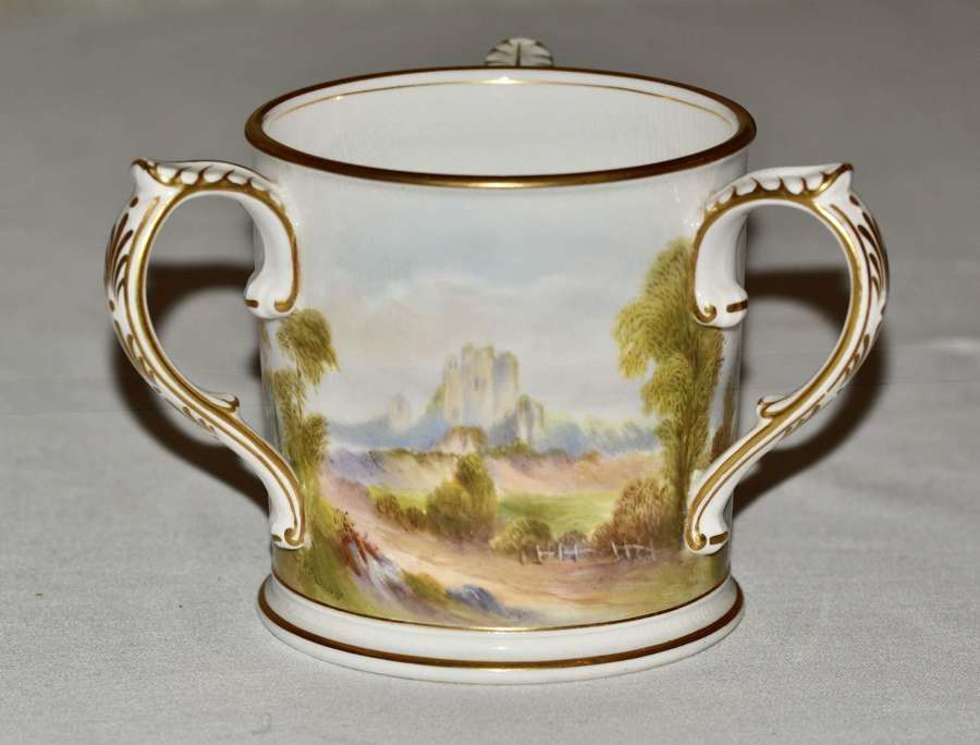 1910 Royal Worcester Porcelain Tyg - Signed ‘R Rushton’
