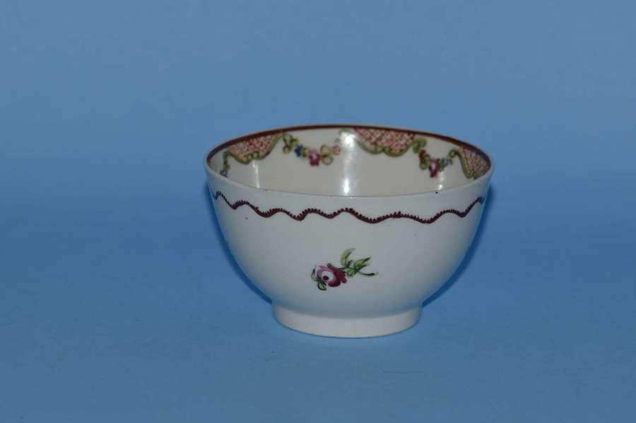 New Hall 18th Century Porcelain Tea Bowl
