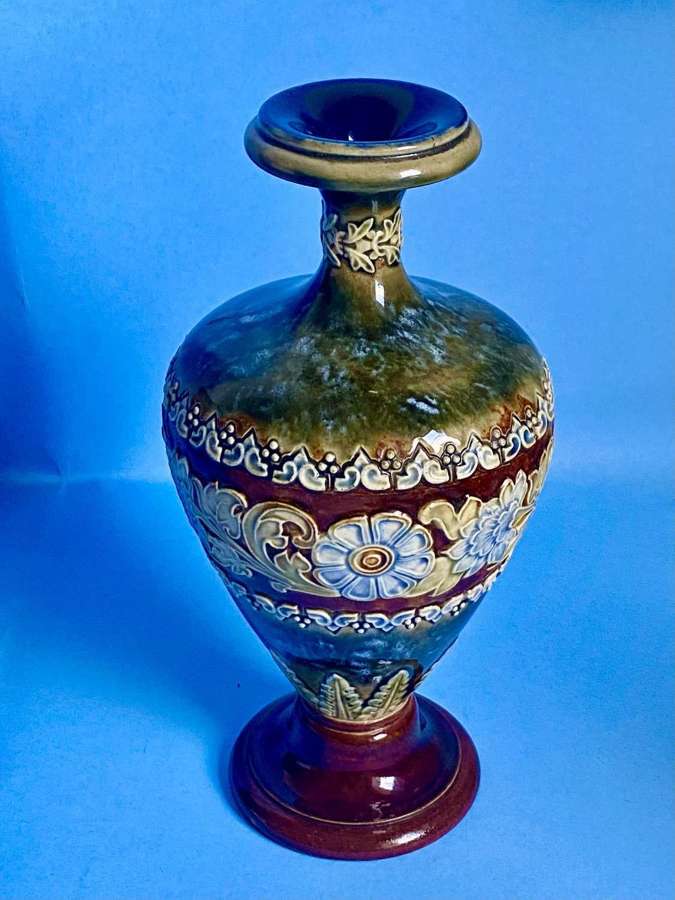 19th Century Doulton Lambeth Stoneware Vase