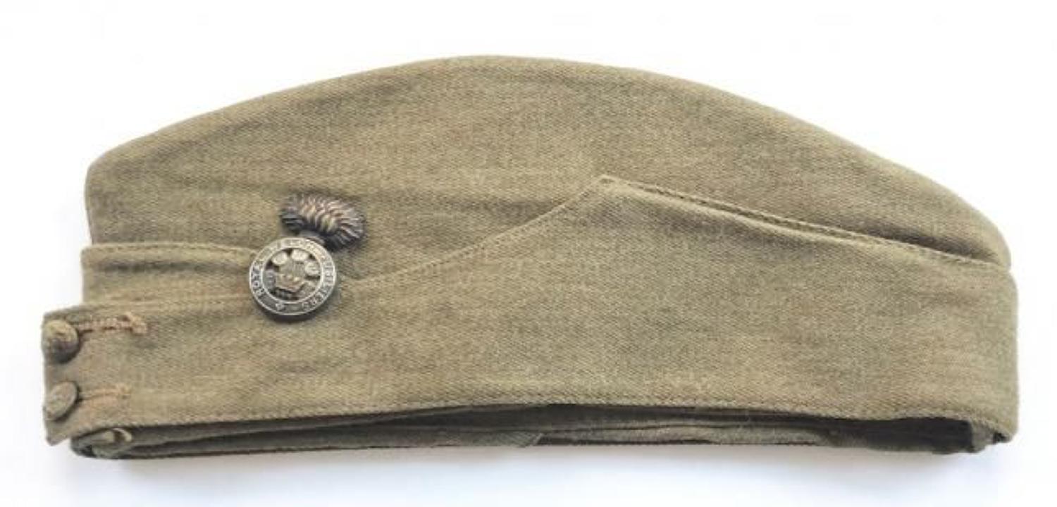 WW2 Period Royal Welch Fusiliers Other Rank's Side Cap.