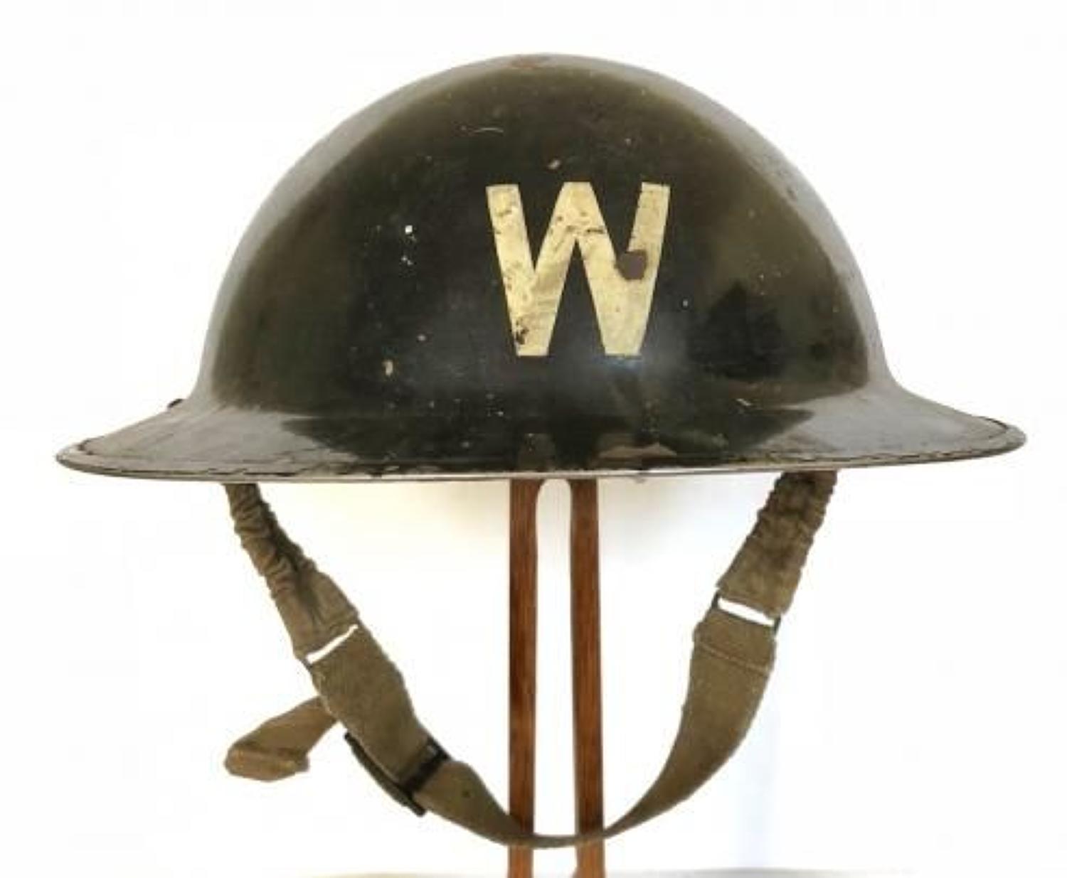 WW2 Early War Warden's Helmet.