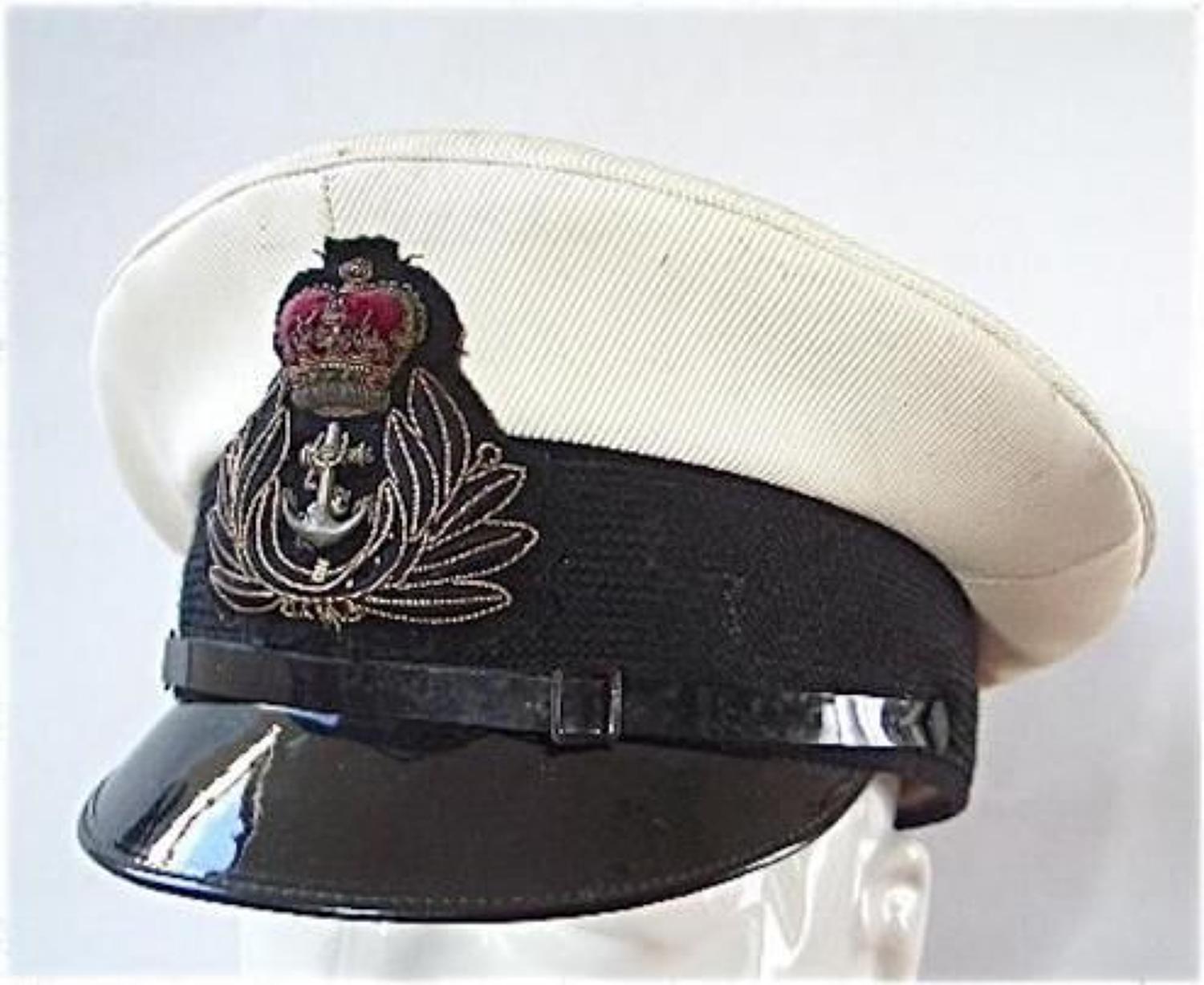 Royal Navy Chaplains Department Officers Cap.