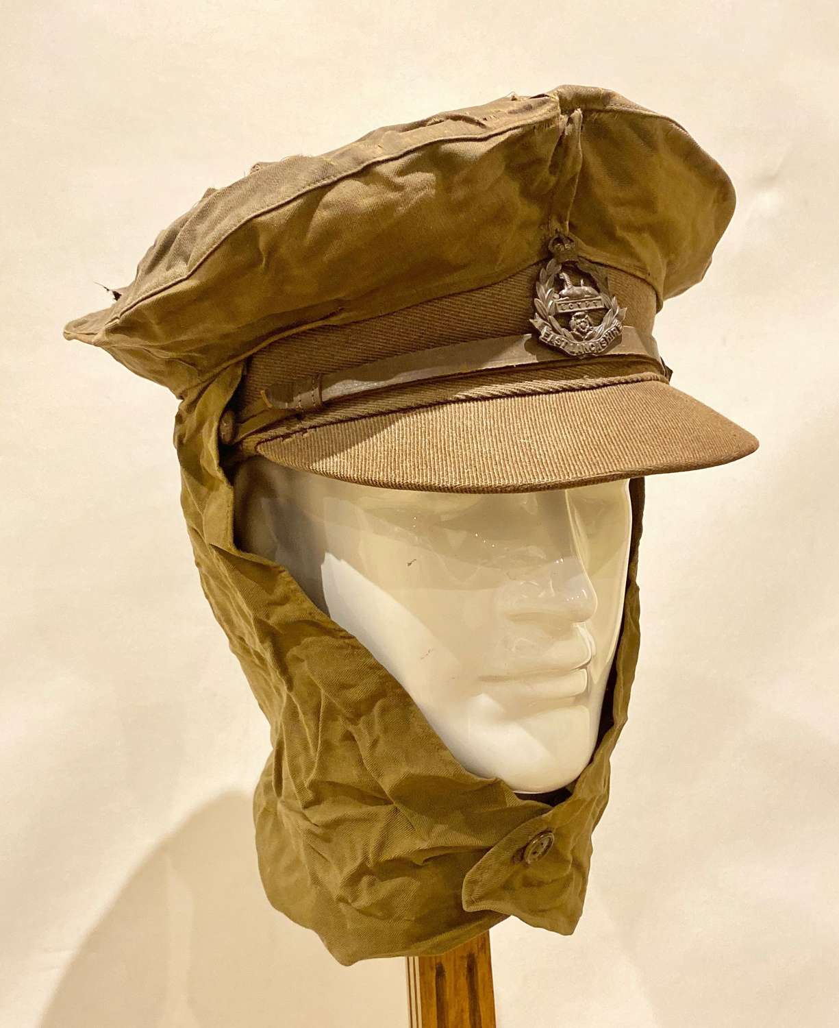 WW1 British Officer’s Foul Weather Trench Cap Cover.