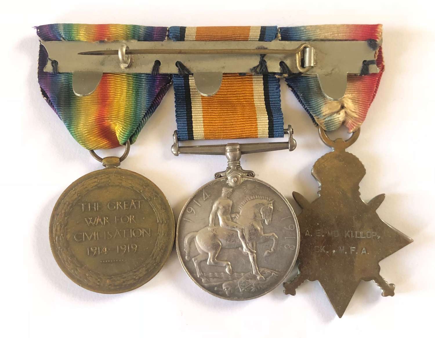 WW1 Mercantile Marine Cooks Group of Three Medals.