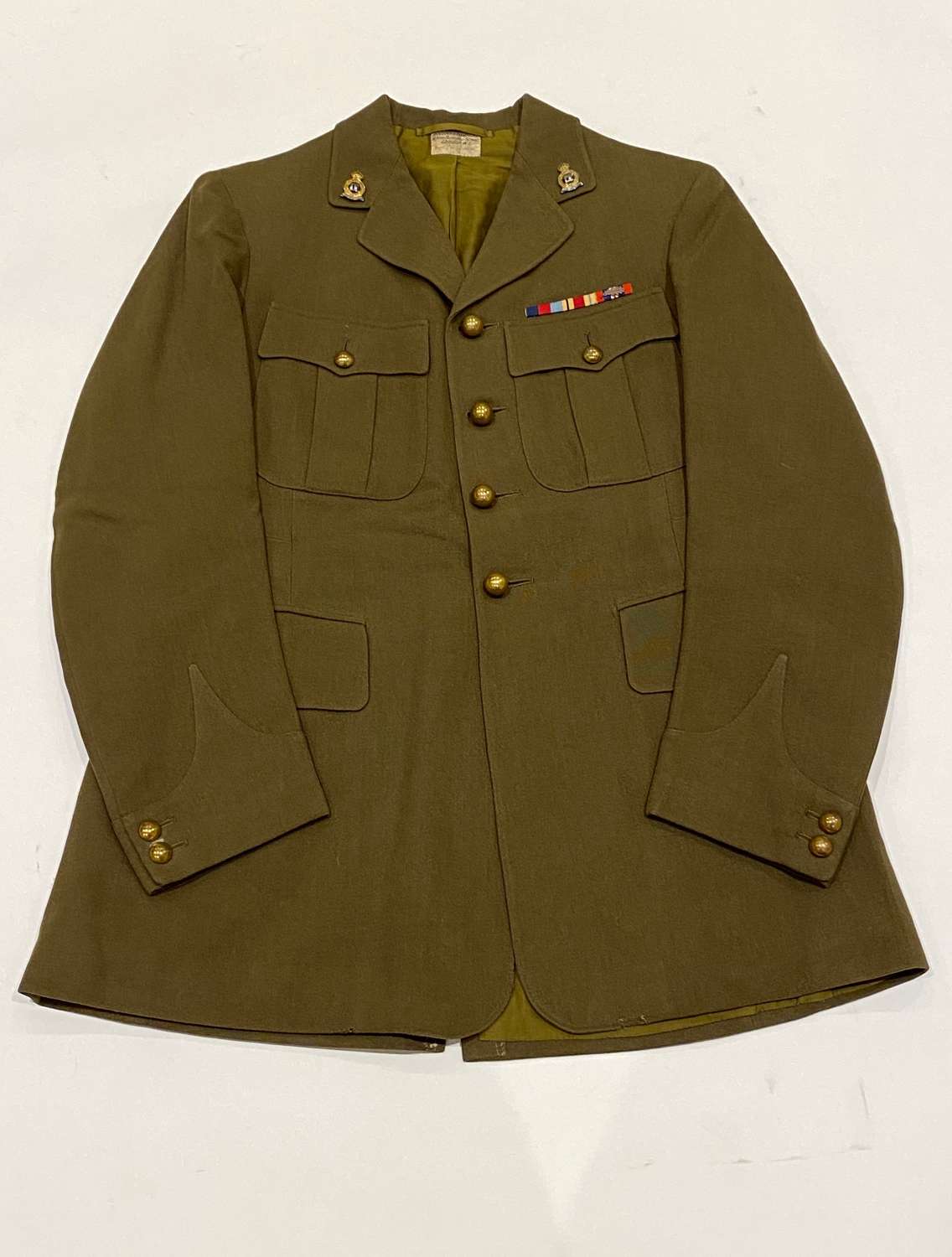 WW2 4th Royal Hussars Colditz Castle POW Officer’s Tunic.
