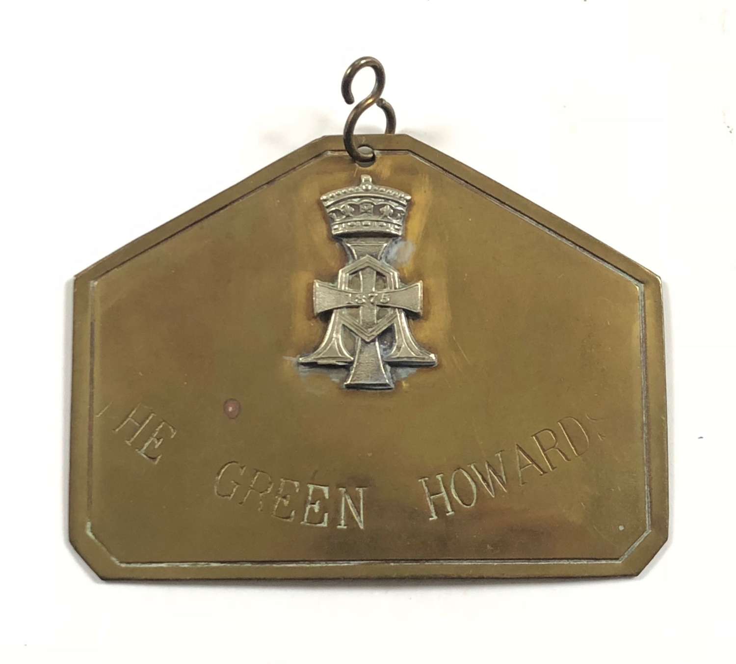 Green Howards The Yorkshire Regiment Other Rank’s Duty Brass Plate.
