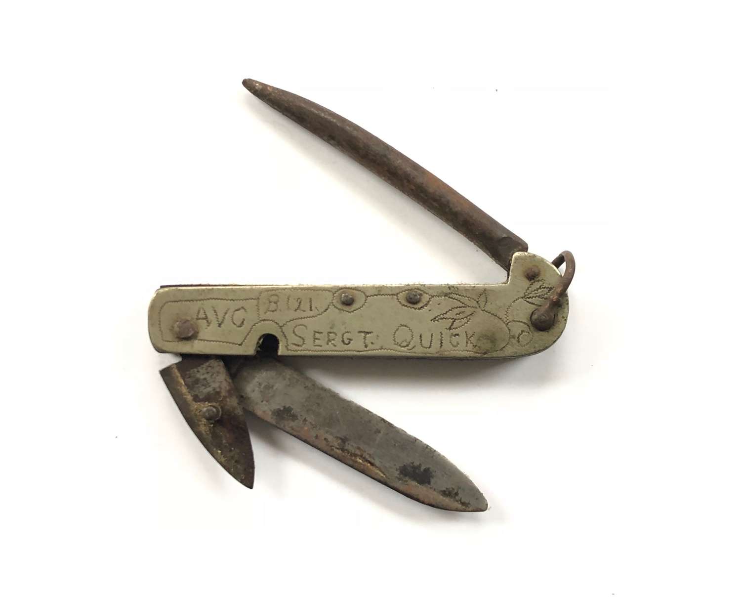 WW1 Army Veterinary Corps Personalised Penknife.