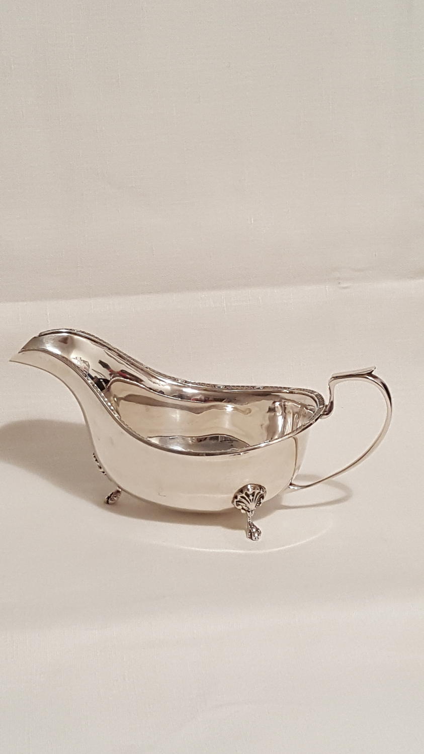 Antique Silver Sauce Boat