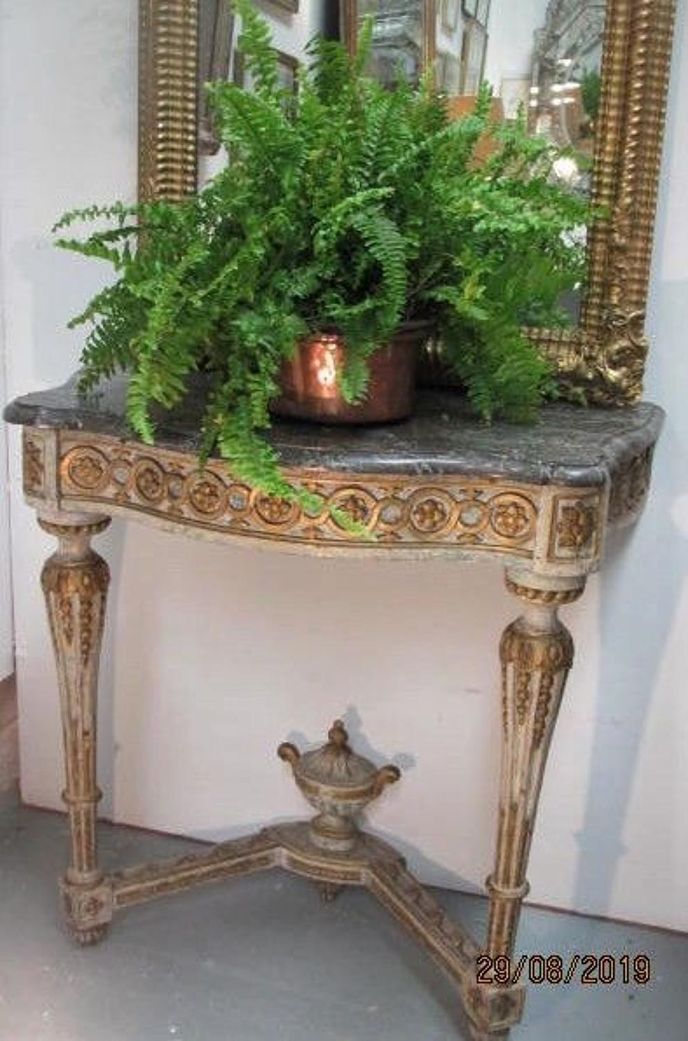 18th century French provincial console table