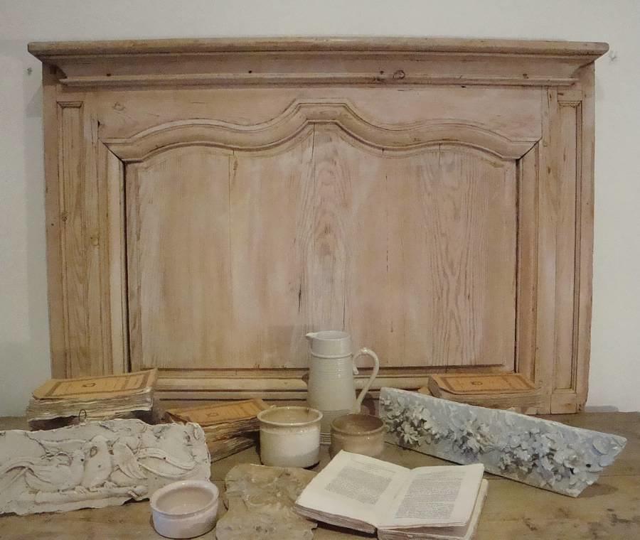 French 18th century Antique Pine Panel