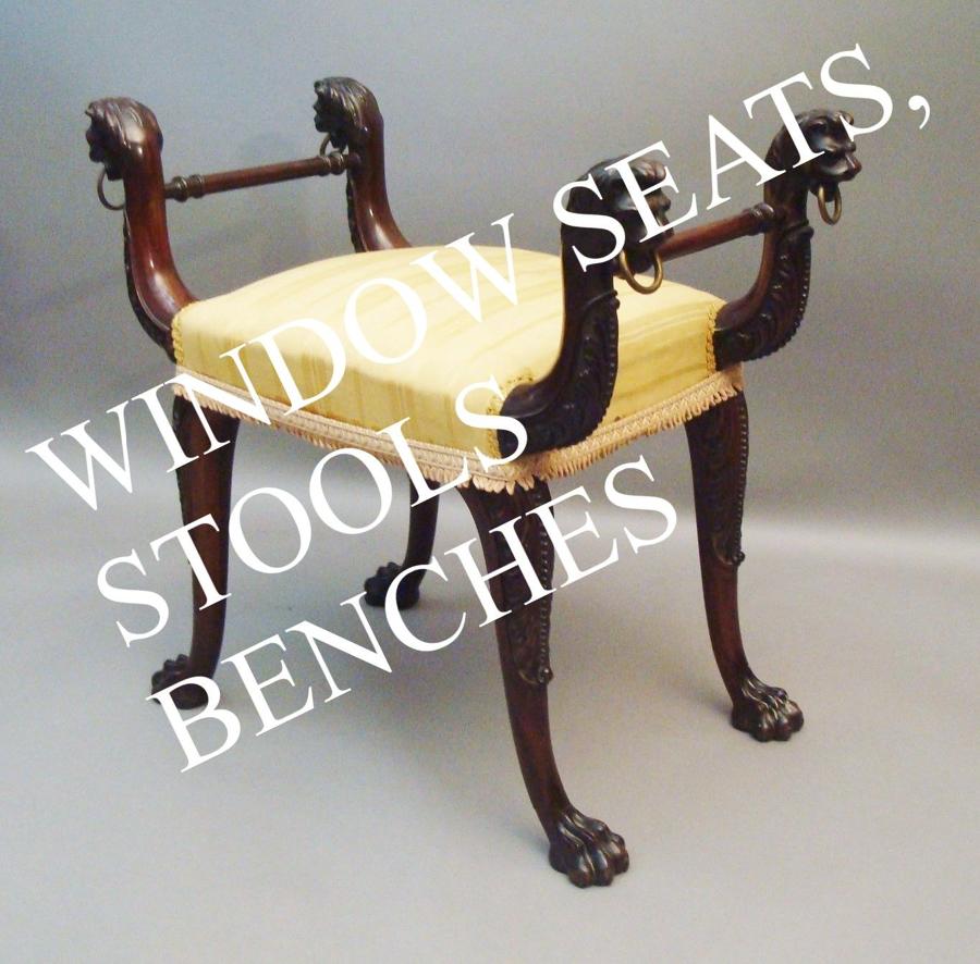 Window Seats, Stools, Benches