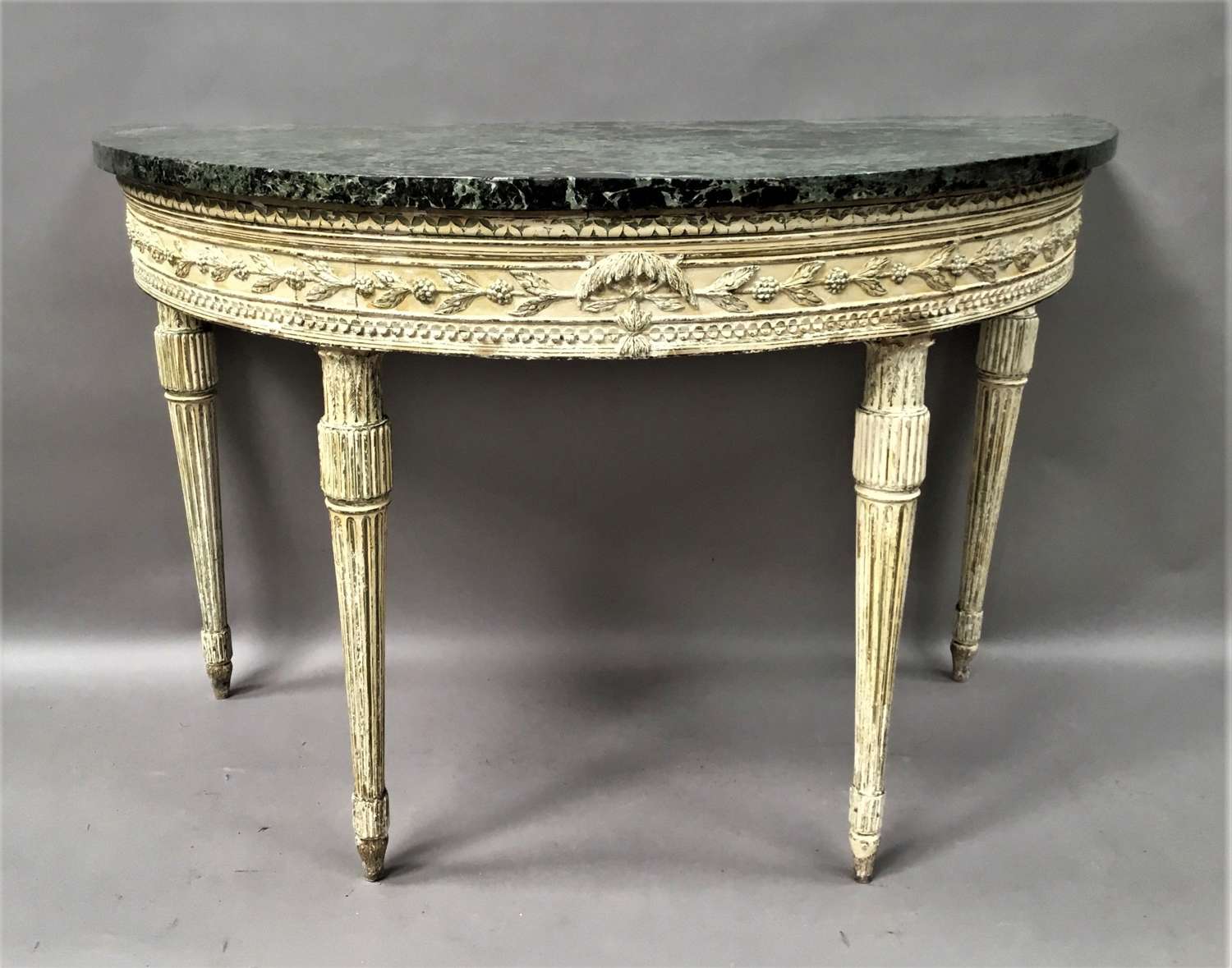Important C18th Italian painted neo classical console table