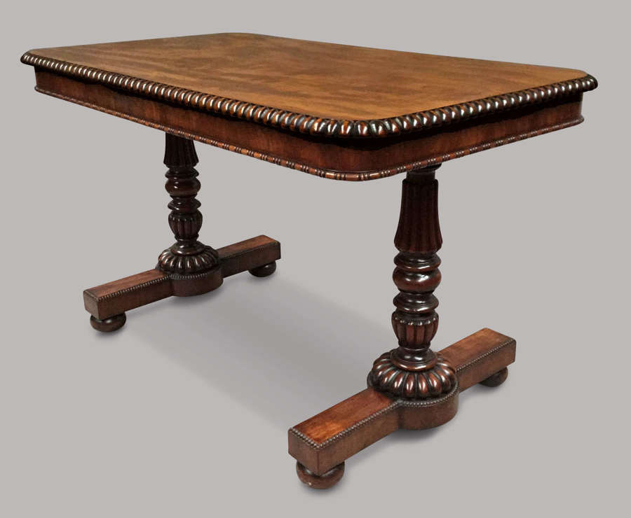 Regency Gillows mahogany library table / centre table