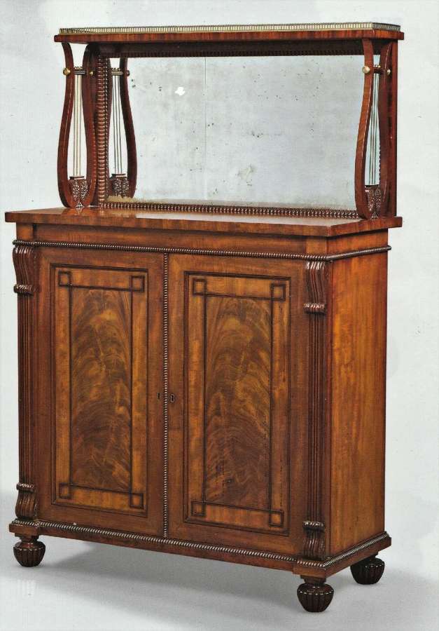 Regency Gillows mahogany side cabinet / chiffonier